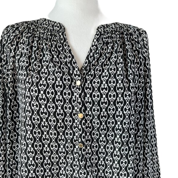 🖤Dana Buchman XL White & Black Top Classic Chic Elegance - Picture 2 of 13